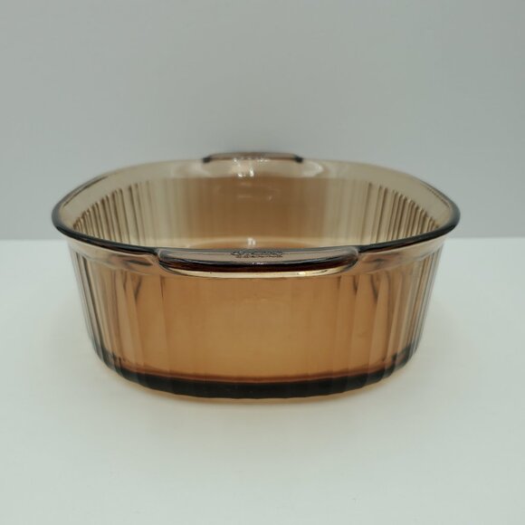 Corning Vision 4 Quart Oval Roaster Visions Amber Dutch Oven Covered Casserole - Picture 9 of 14